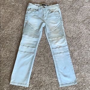 Boys Skinny Biker Jeans